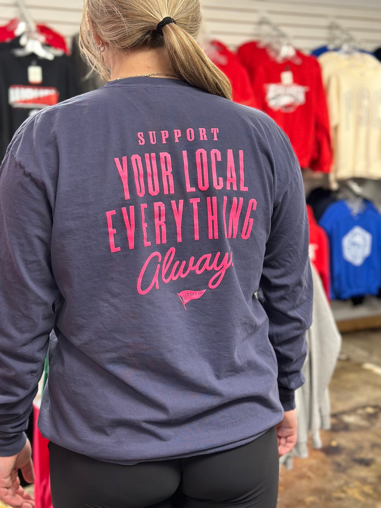 Support Local - CC Unisex LS Tee