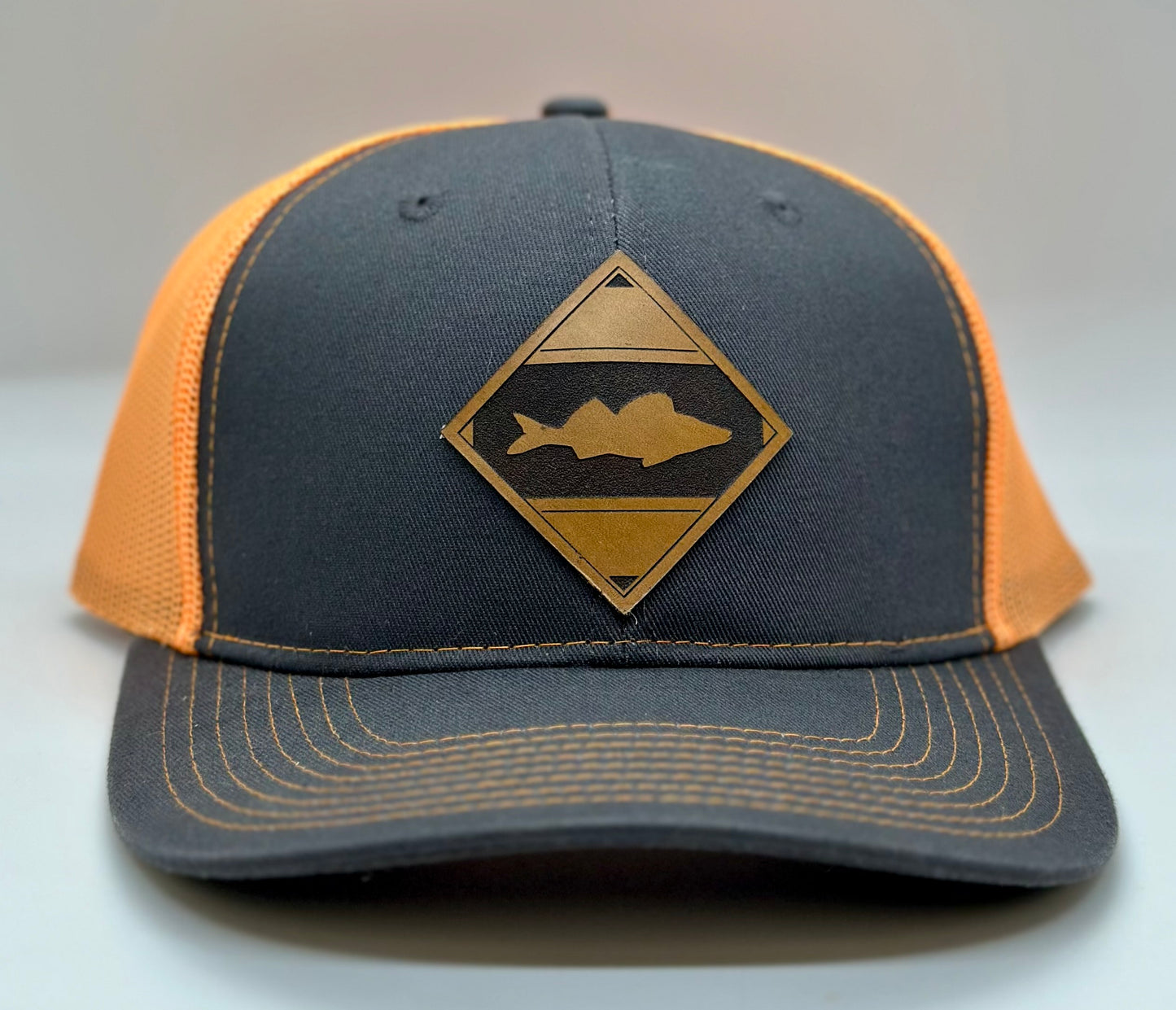 Walleye Diamond Trucker Hat