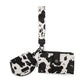 Wrangler Cow Print Wallet & Coin Pouch Wristlet Set
