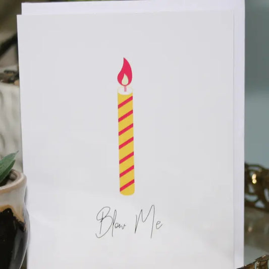 Blow Me candle
