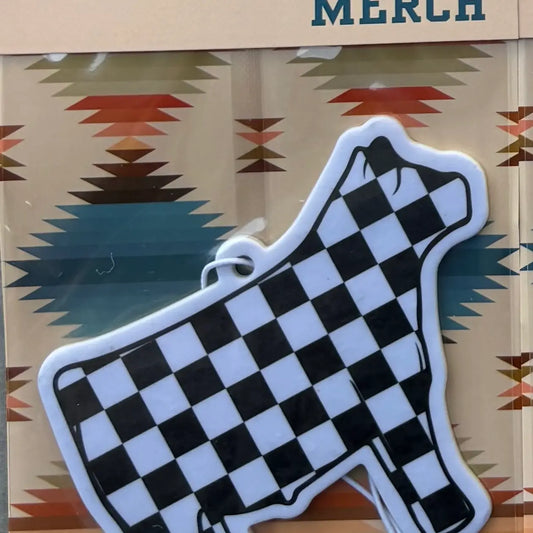Checkerboard Show Steer Air Freshener