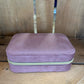 Large Travel Jewelry Case - Pink Velvet