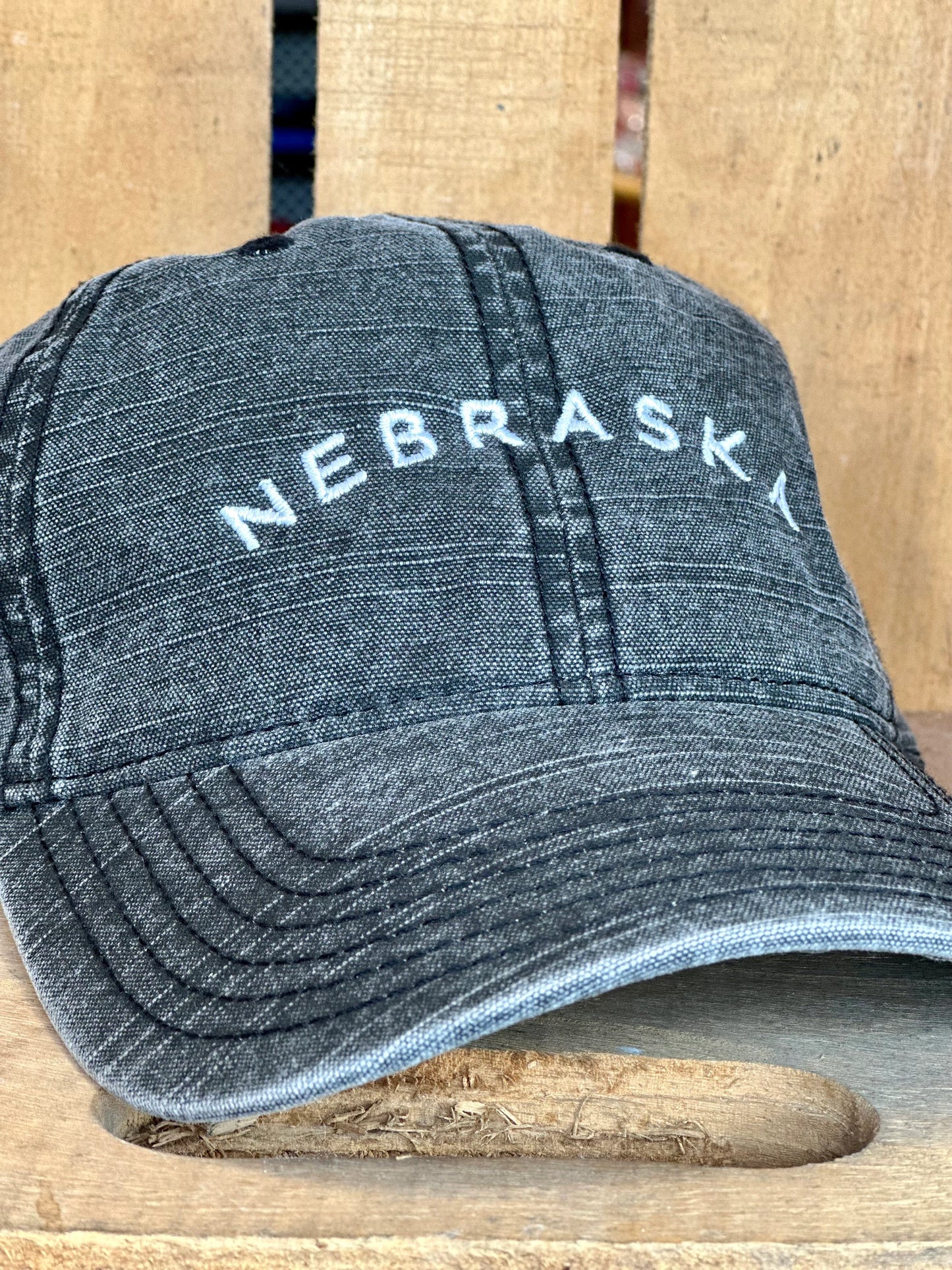 Simple Nebraska Pigment Dyed Hat