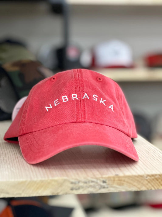 Simple Nebraska Pigment Dyed Hat