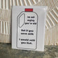 Milk Greeting Card