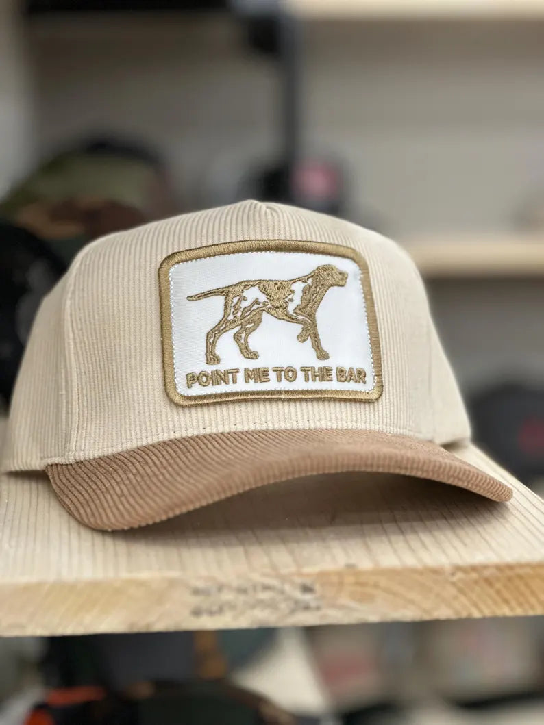 Point Me To The Bar Corduroy Hat