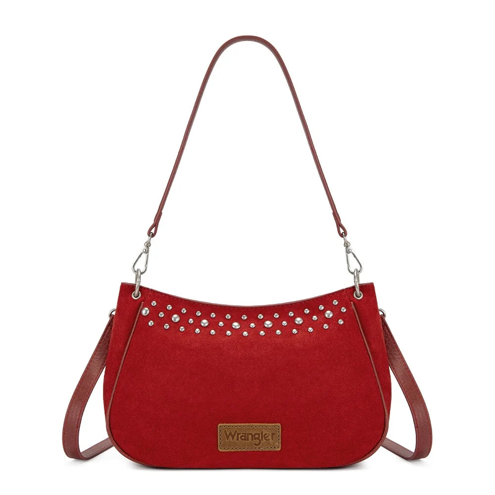 Wrangler Studded Western Shoulder Crossbody Bag